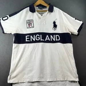 Ralph Lauren | Shirts | Vintage Polo By Ralph Lauren Mens England Rugby ...